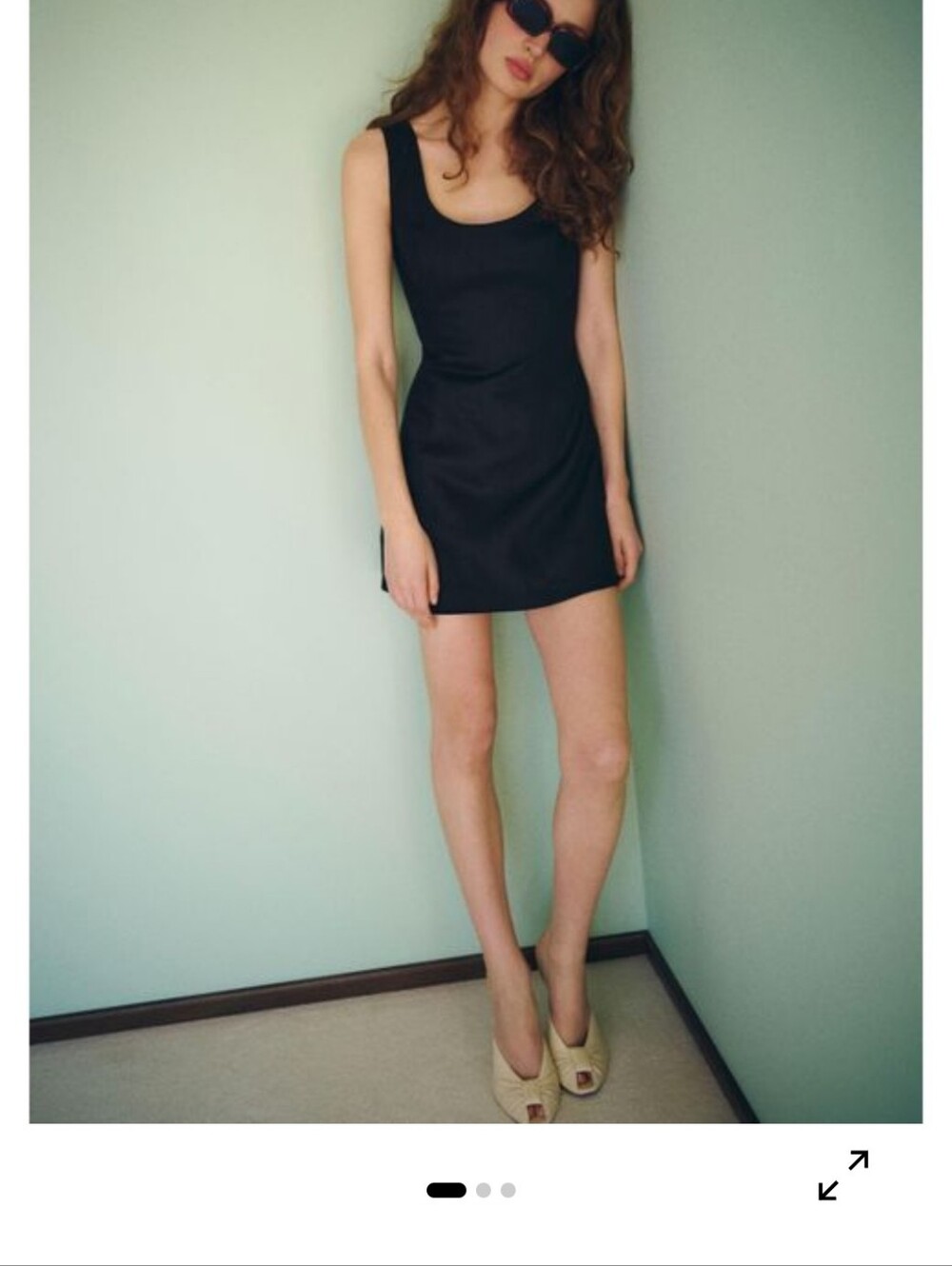 Classic Black Sleeveless Mini Dress